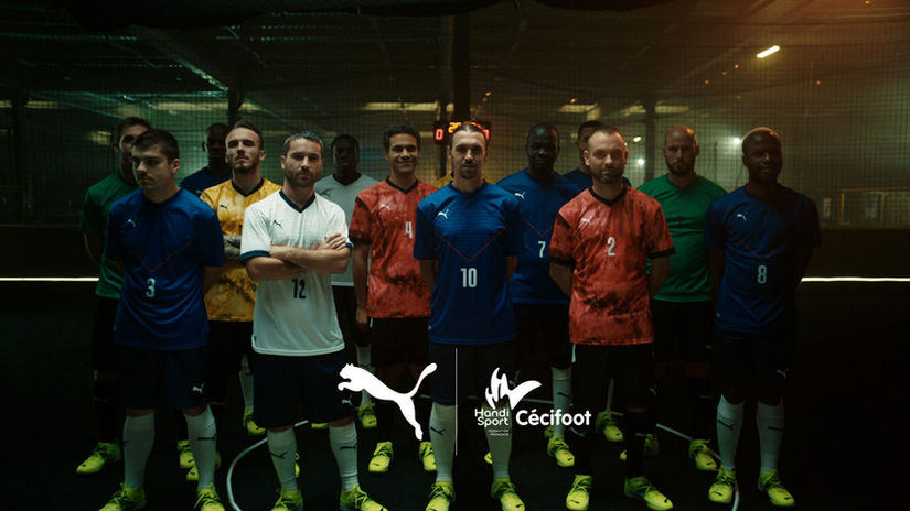 PUMA devient léquipementier technique de léquipe de France B1 de cécifoot !